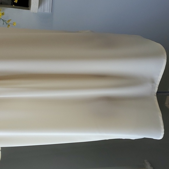 METAPHOR, beautiful short sleeve blouse. Size medium  cream color. Crochet lace, - Picture 8 of 12